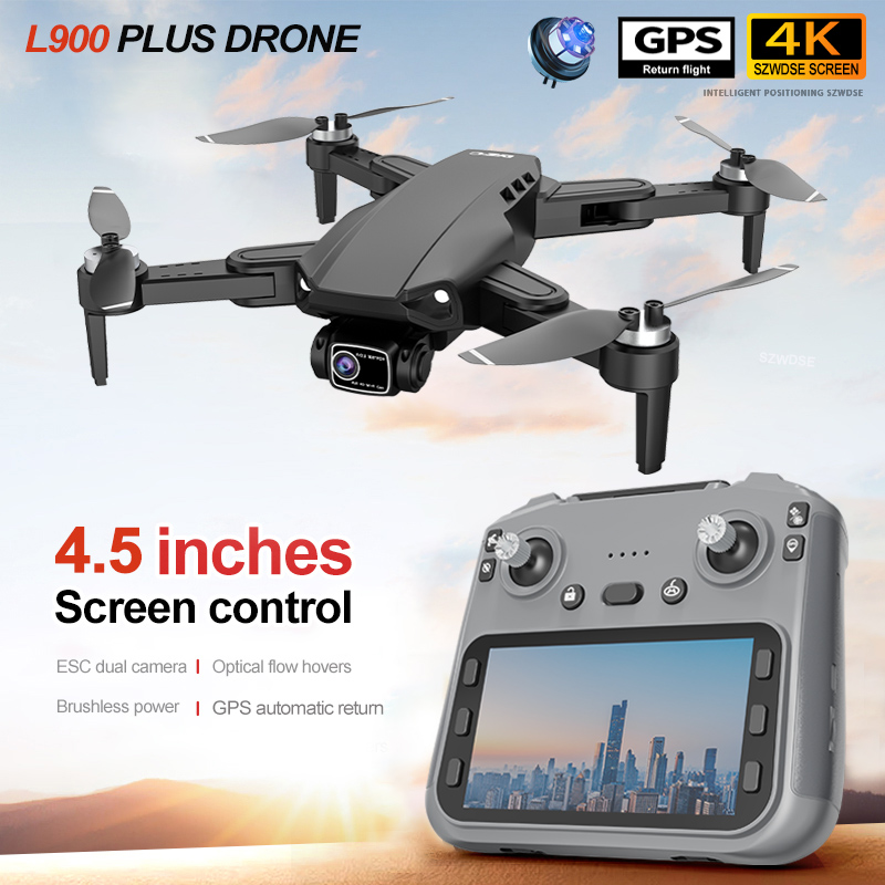 Drone Surveying - L900 PLUS GPSドローン 4KプロフェッショナルHDカメラ ブラシレスモーター 5G