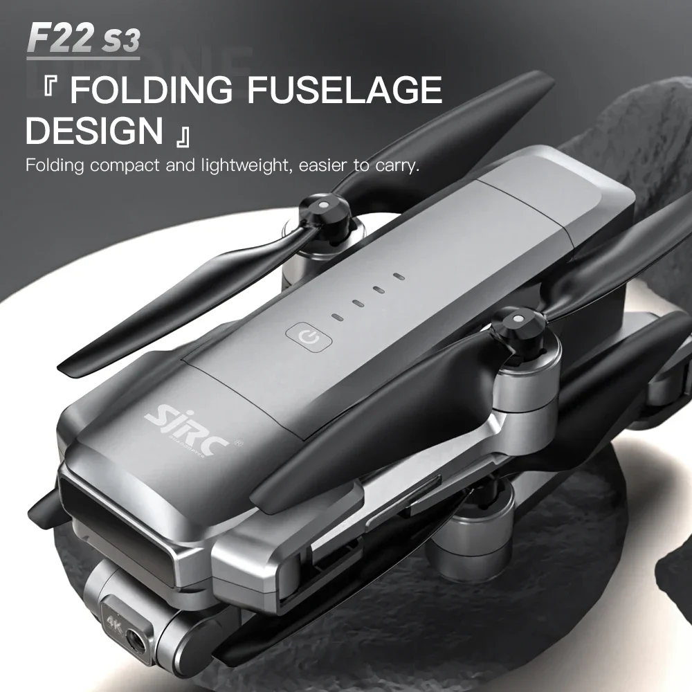 Drone Surveying - SJRC F22 S3 pro 折りたたみ式RCクアッドコプター 子供向け