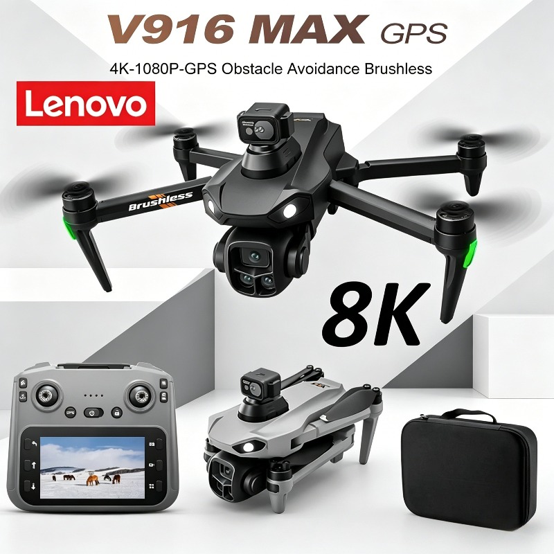 Lenovo V916MAX プロフェッショナル 8K ドロ - Drone Surveying のレビューと価格